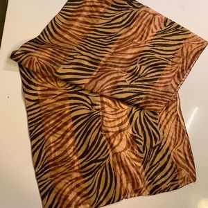 Animal print scarf